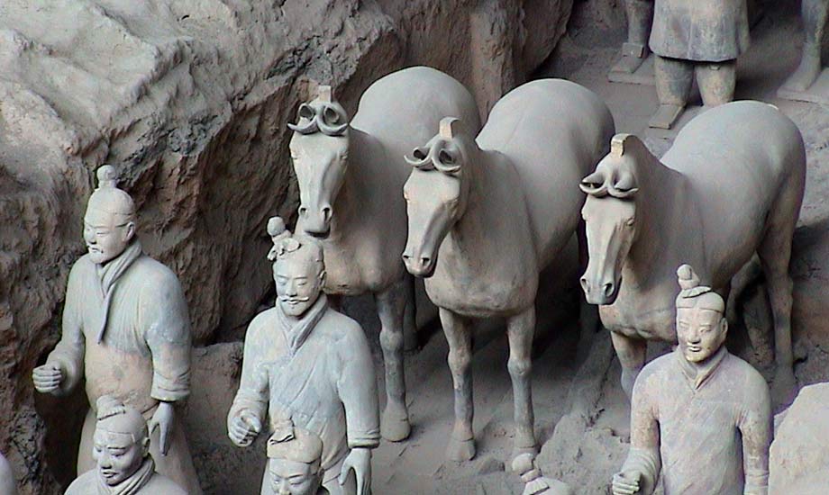 Válečníci z Terakotové armády mají i své koně